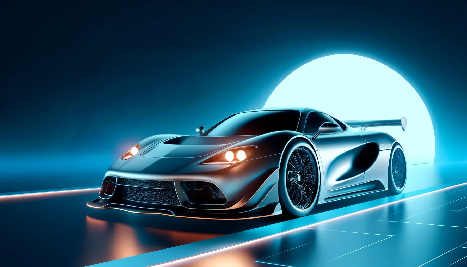 Realistic Sports Car